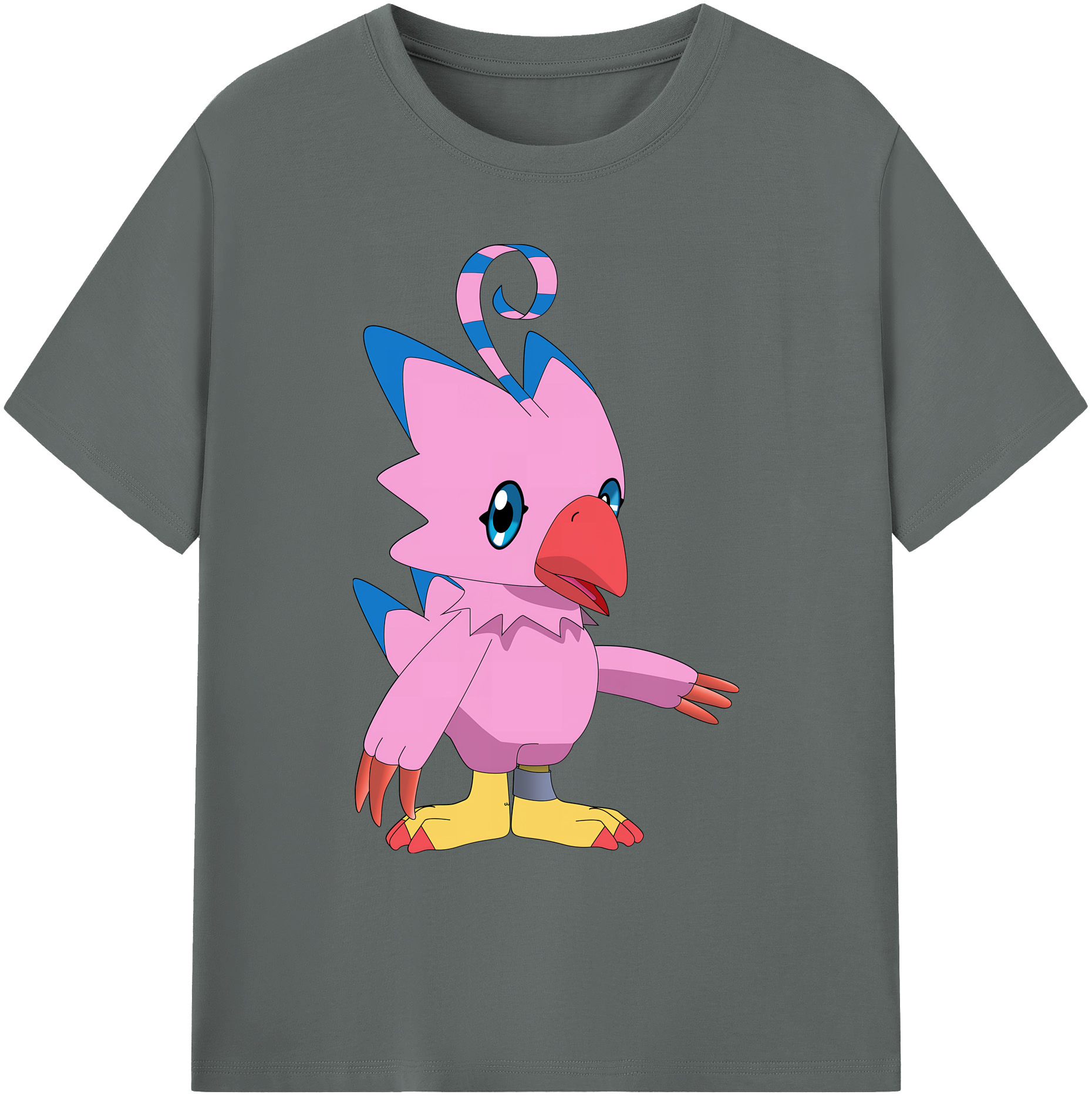 （画像用） Digimon デジタルモンスター/デジモン 綿100％ メンズ半袖Tシャツ｜肌触りやわらか＆通気性